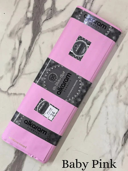 Baby Pink Al Karam Cotton