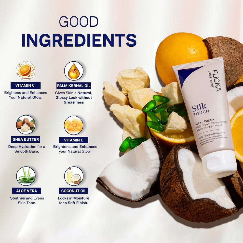 ✨ Flicka Silk Touch | Concentrate – Primer & Moisturizer 💧✨